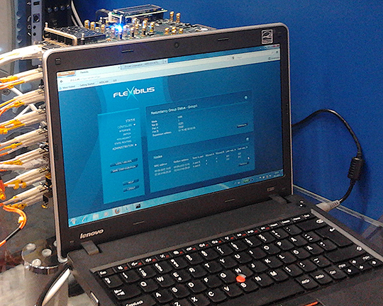 User Interface of FRS on Cyclone V SoC